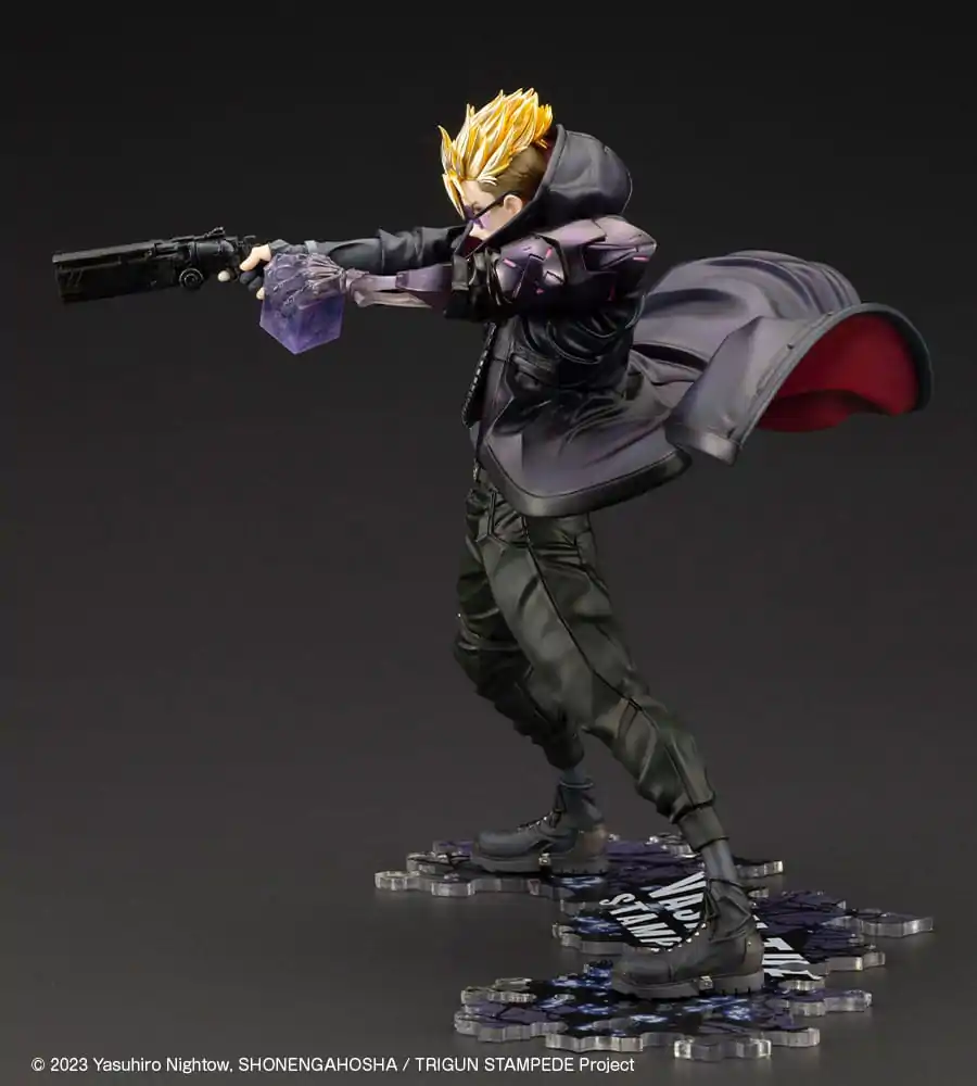 Trigun Stampede ARTFXJ kip 1/8 Vash the Stampede The Gunman in Black Ver. 22 cm fotografija proizvoda