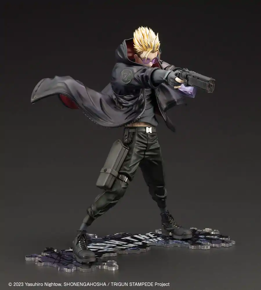 Trigun Stampede ARTFXJ kip 1/8 Vash the Stampede The Gunman in Black Ver. 22 cm fotografija proizvoda