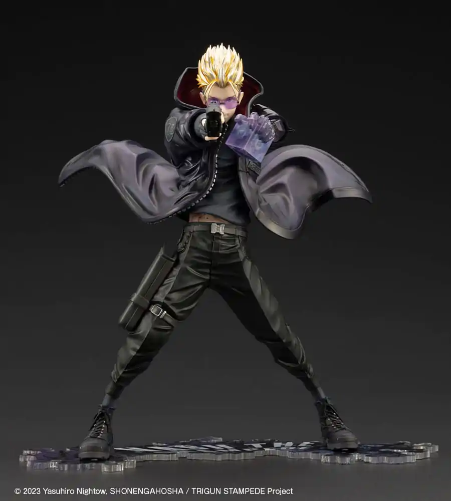 Trigun Stampede ARTFXJ kip 1/8 Vash the Stampede The Gunman in Black Ver. 22 cm fotografija proizvoda