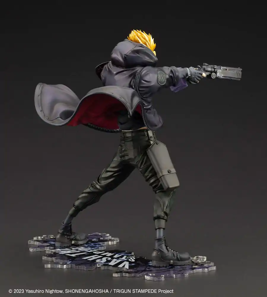 Trigun Stampede ARTFXJ kip 1/8 Vash the Stampede The Gunman in Black Ver. 22 cm fotografija proizvoda