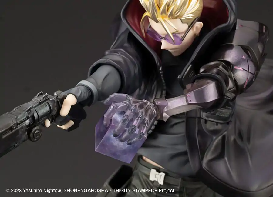 Trigun Stampede ARTFXJ kip 1/8 Vash the Stampede The Gunman in Black Ver. 22 cm fotografija proizvoda