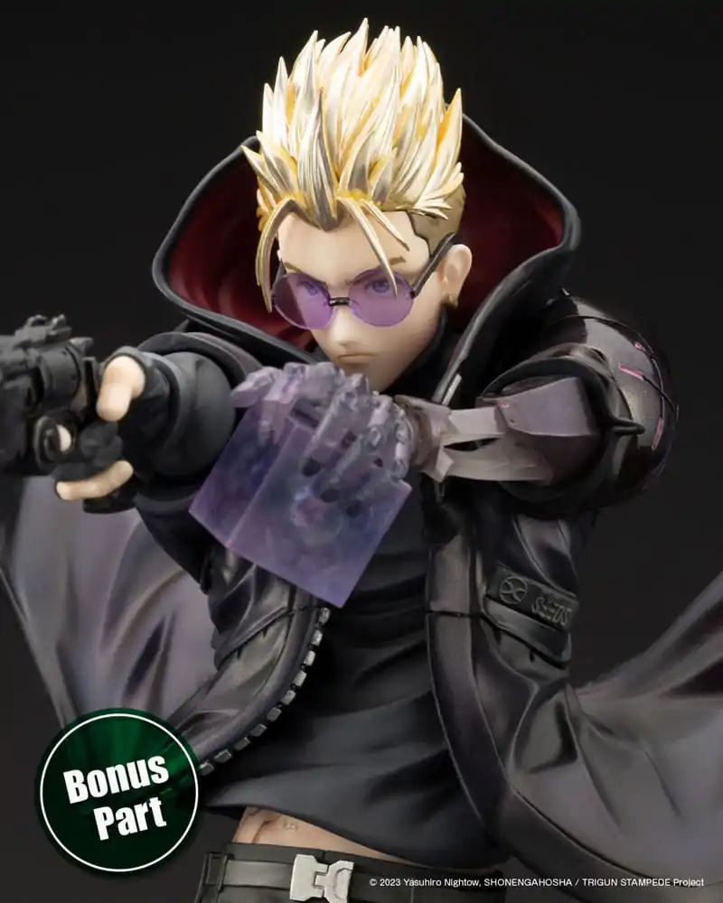 Trigun Stampede ARTFXJ kip 1/8 Vash the Stampede The Gunman in Black Ver. 22 cm fotografija proizvoda