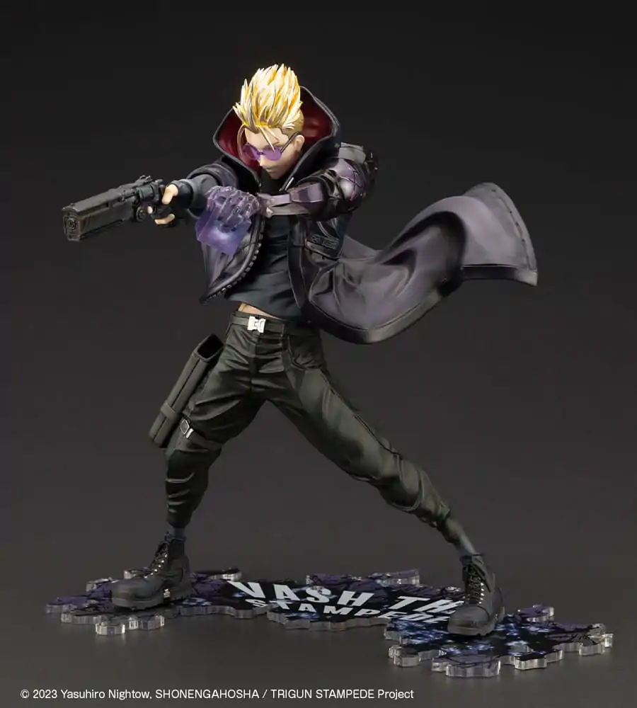 Trigun Stampede ARTFXJ kip 1/8 Vash the Stampede The Gunman in Black Ver. 22 cm fotografija proizvoda