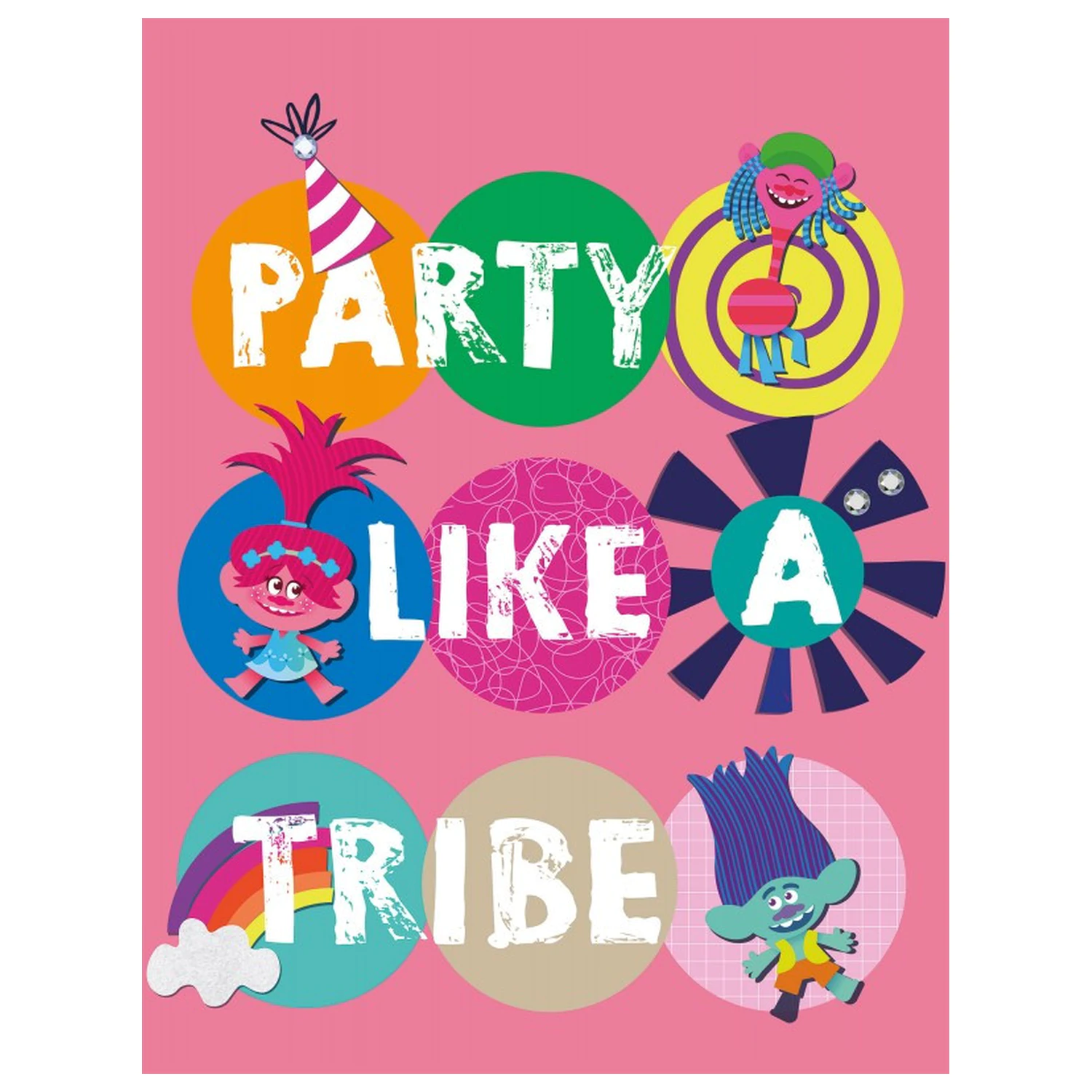 Trolls Party Flecee Deka fotografija proizvoda