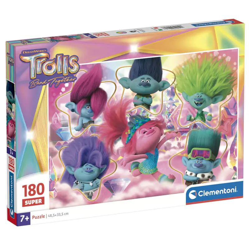 Trolls 3 super puzzle 180 komada fotografija proizvoda