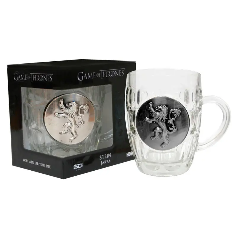 Game of Thrones Lannister stakleni vrč fotografija proizvoda