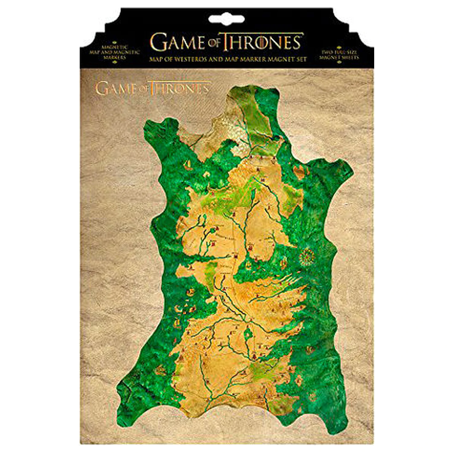 Game of Thrones Westeros magnetska mapa fotografija proizvoda