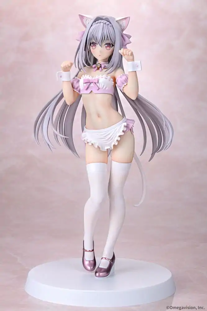 Tsuki ni Yorisou Otome no Sahou PVC Kip 1/6 Luna Sakurakouji Cat Maid Sakura Color Ver. 26 cm fotografija proizvoda