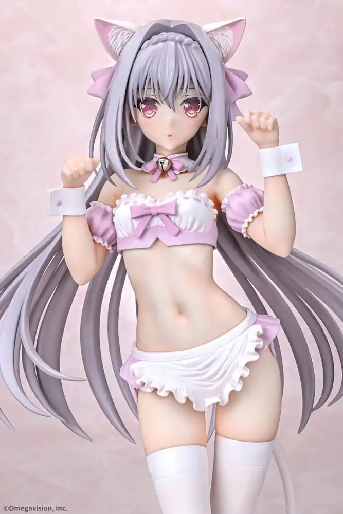 Tsuki ni Yorisou Otome no Sahou PVC Kip 1/6 Luna Sakurakouji Cat Maid Sakura Color Ver. 26 cm fotografija proizvoda