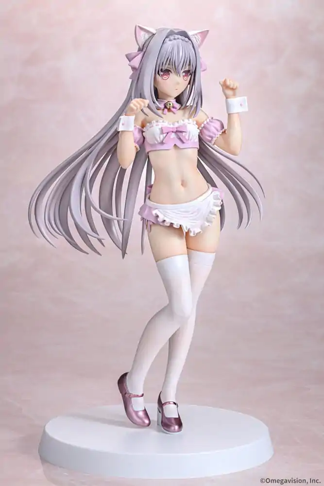 Tsuki ni Yorisou Otome no Sahou PVC Kip 1/6 Luna Sakurakouji Cat Maid Sakura Color Ver. 26 cm fotografija proizvoda