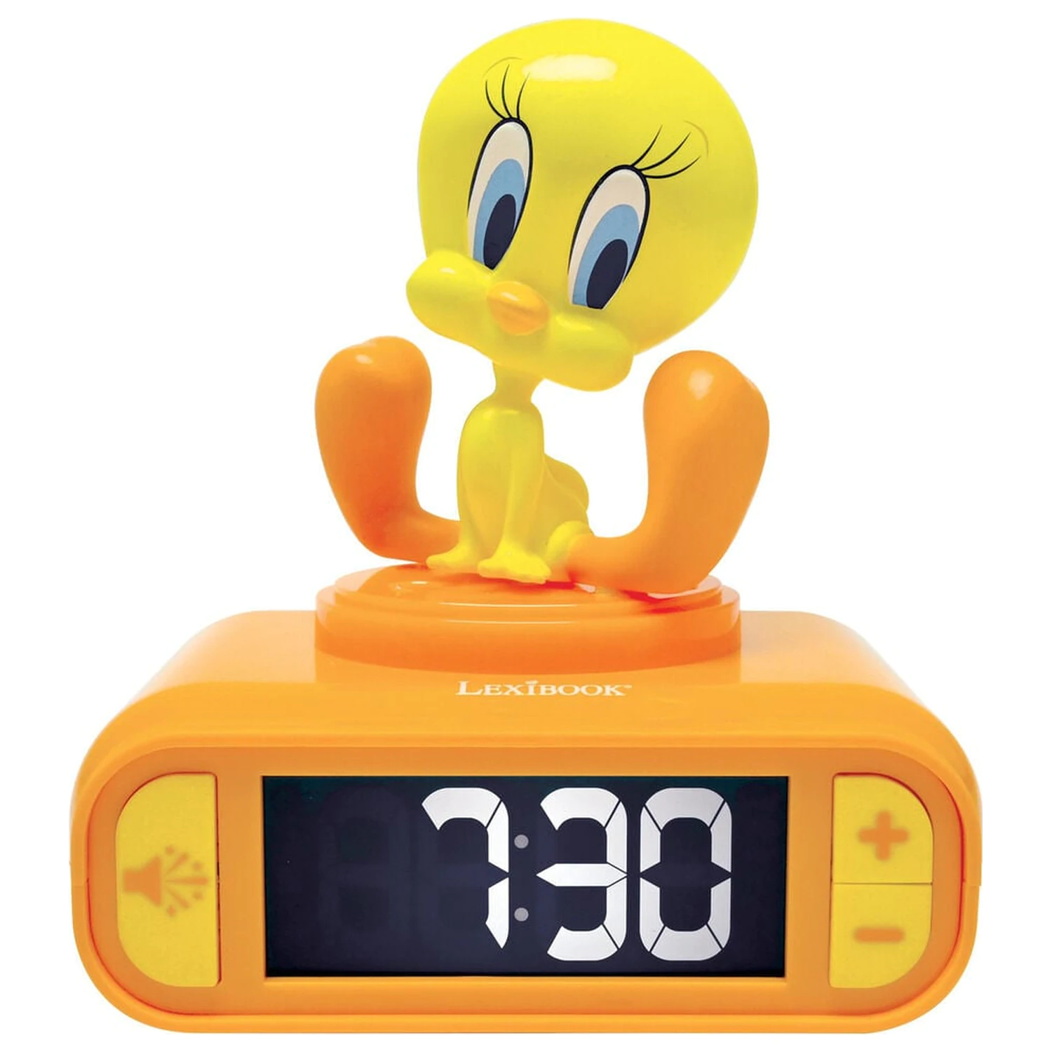 Tweety budilica s noćnim svjetlom fotografija proizvoda