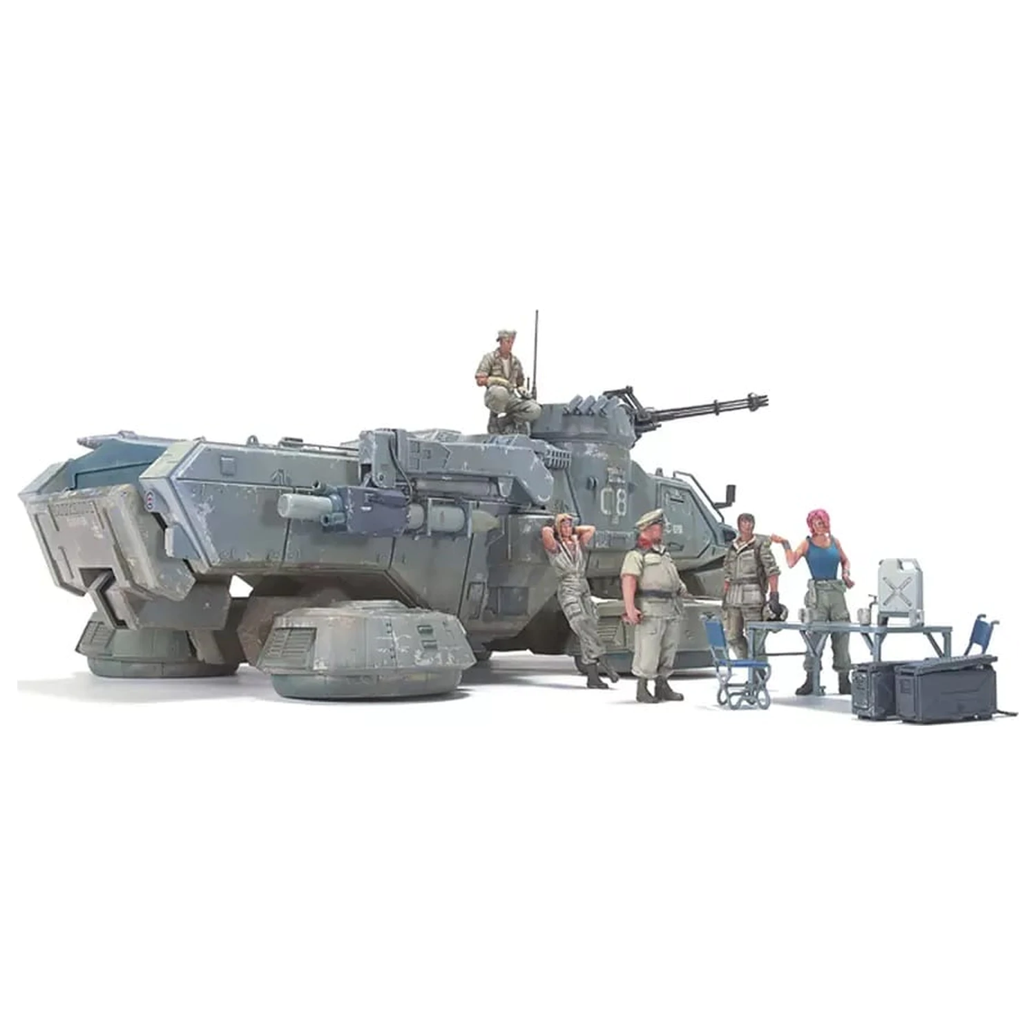 U.C. Hard Graph 1/35 Mobile Suit Gundam Earth Federation Ground Force MS Platoon at Briefing Set fotografija proizvoda