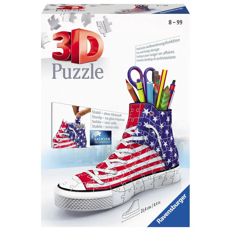 U.S.A 3D zagonetka Tenisica pernica 108 komada fotografija proizvoda