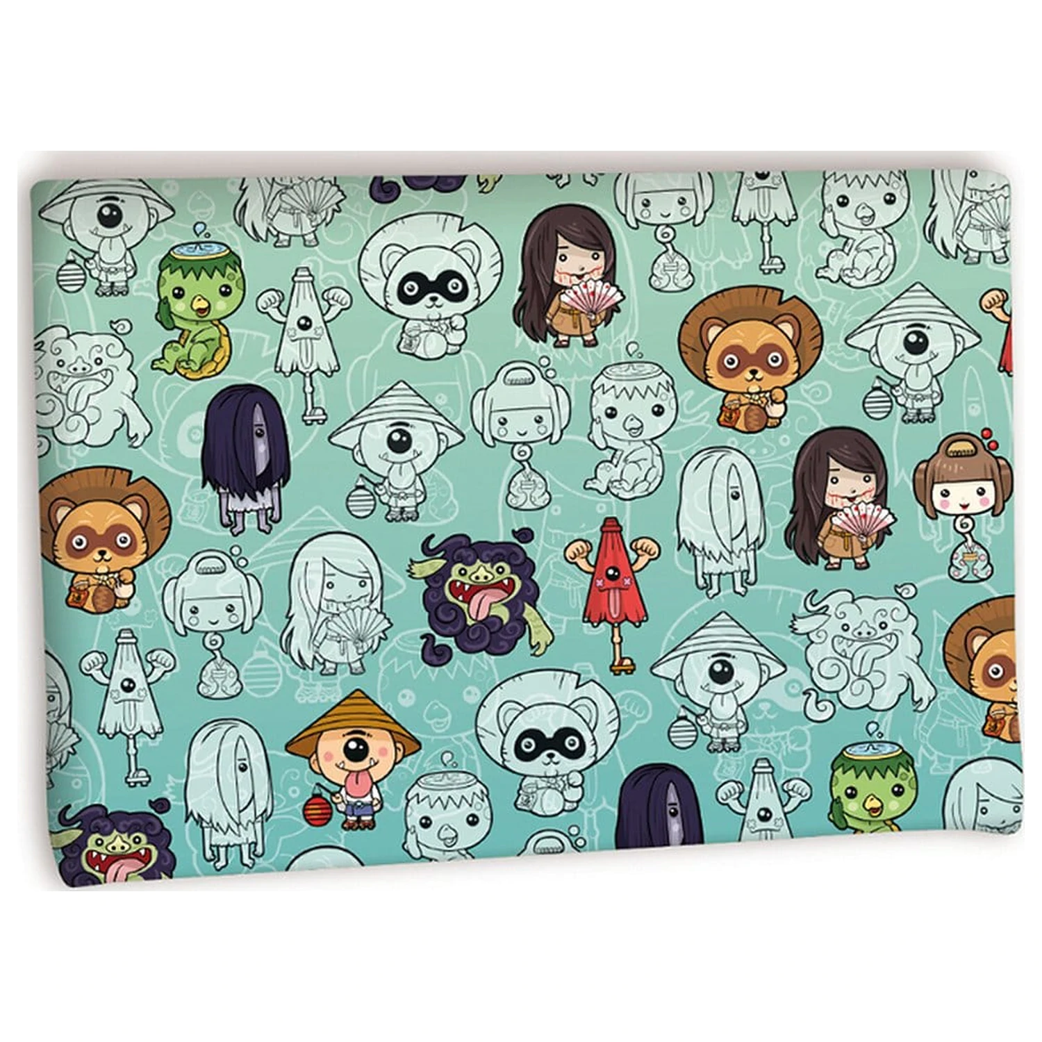 Uchiwa Manga naslovnica Yokais 21 x 15 cm fotografija proizvoda