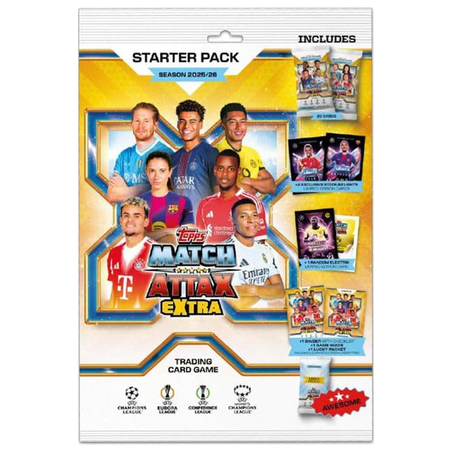 UEFA Champions League Match Attax Extra Kolekcionarske Karte 2025/26 Početni Paket njemački jezik fotografija proizvoda