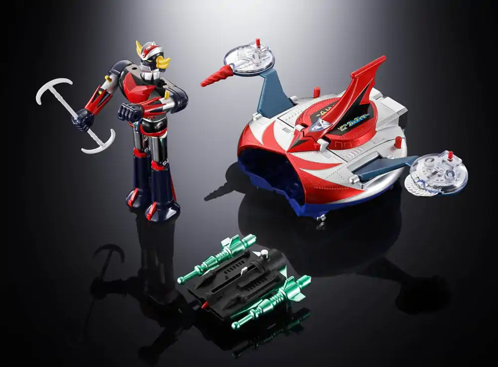 Ufo Robo Grendizer Diecast akcijska figura Grendizer & UFO Spazer Deluxe 14 cm fotografija proizvoda