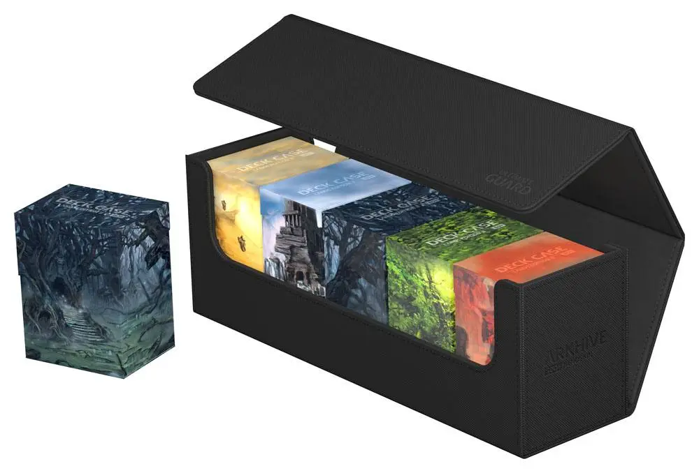 Ultimate Guard Arkhive 400+ XenoSkin jednobojni crni spremnik za kartice fotografija proizvoda