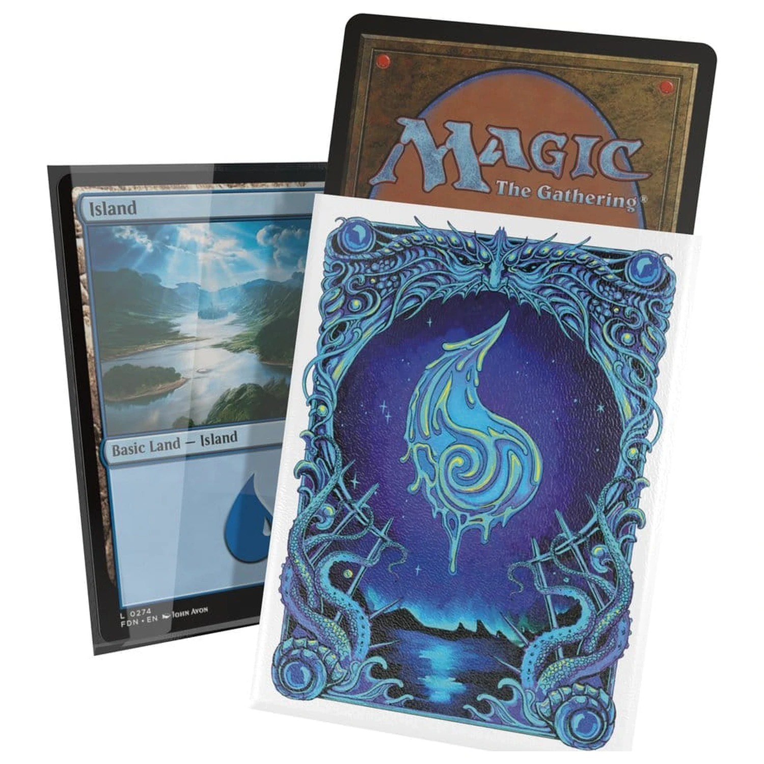 Ultimate Guard Art Sleeves Magic: The Gathering  "Mana Token" - Island fotografija proizvoda