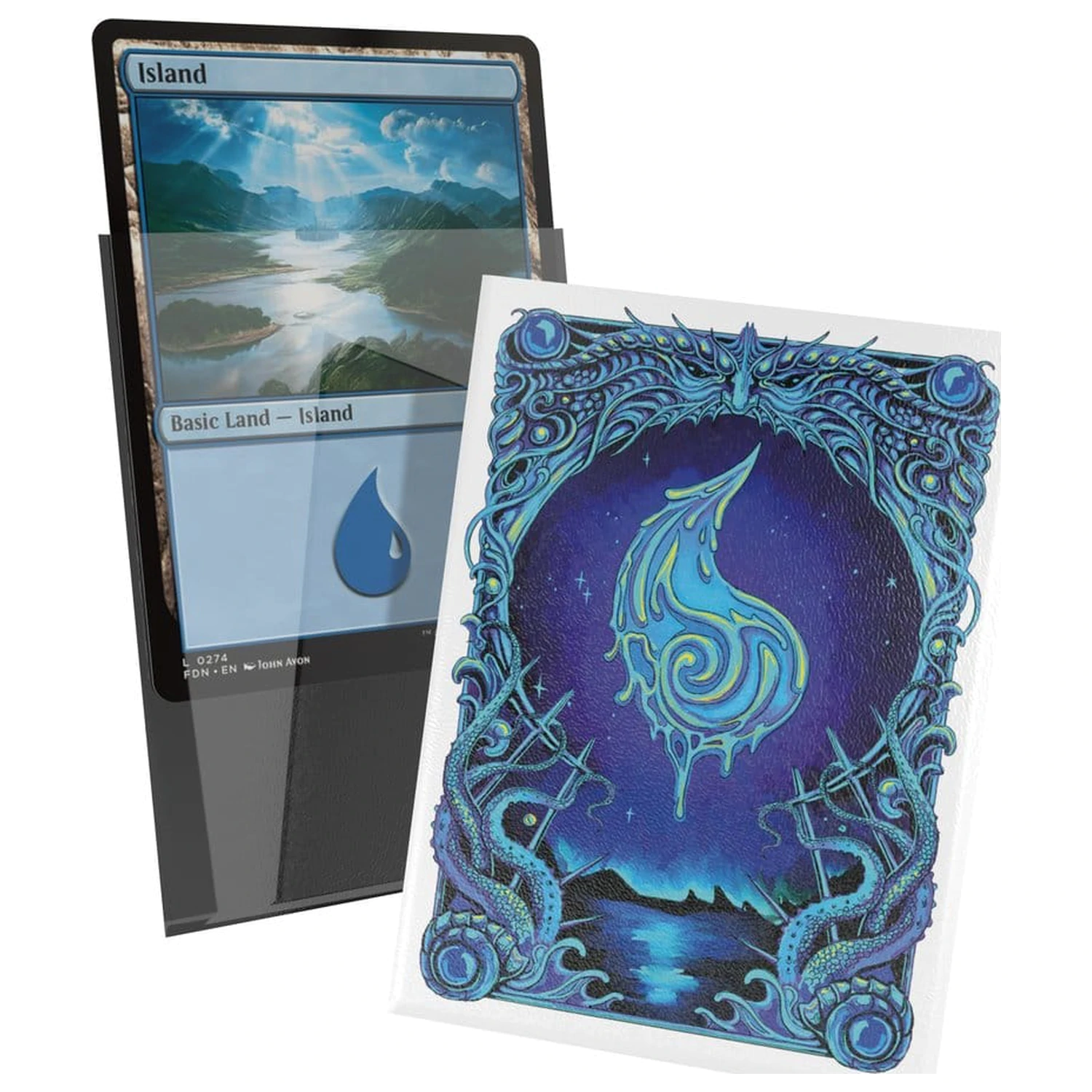 Ultimate Guard Art Sleeves Magic: The Gathering  "Mana Token" - Island fotografija proizvoda
