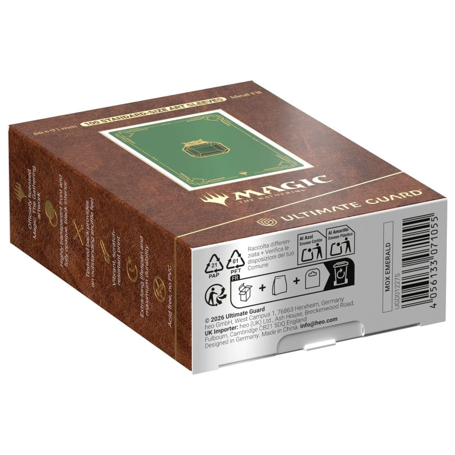 Ultimate Guard Art folije za karte Magic: The Gathering "Mox Collection" - Emerald fotografija proizvoda