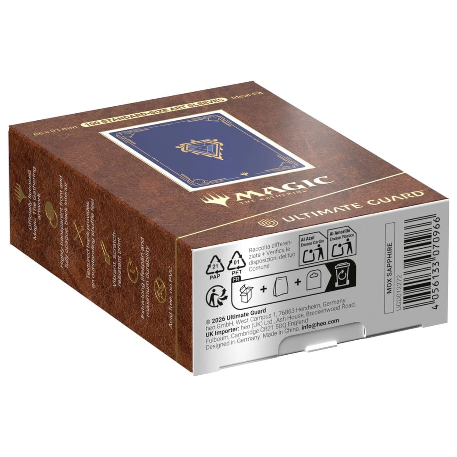 Ultimate Guard Art Sleeves Magic: The Gathering "Mox Collection" - Sapphire fotografija proizvoda