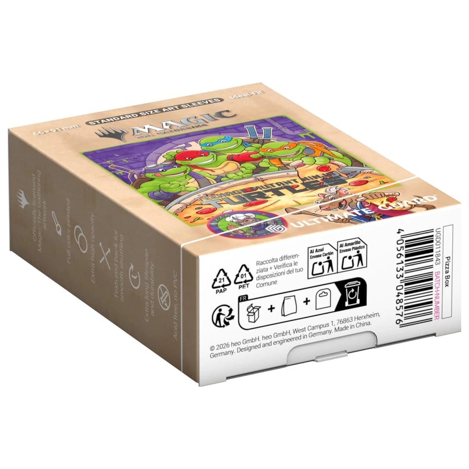 Ultimate Guard Art Sleeves Magic: The Gathering | Teenage Mutant Ninja Turtles - Pizza Box paket omota za karte fotografija proizvoda