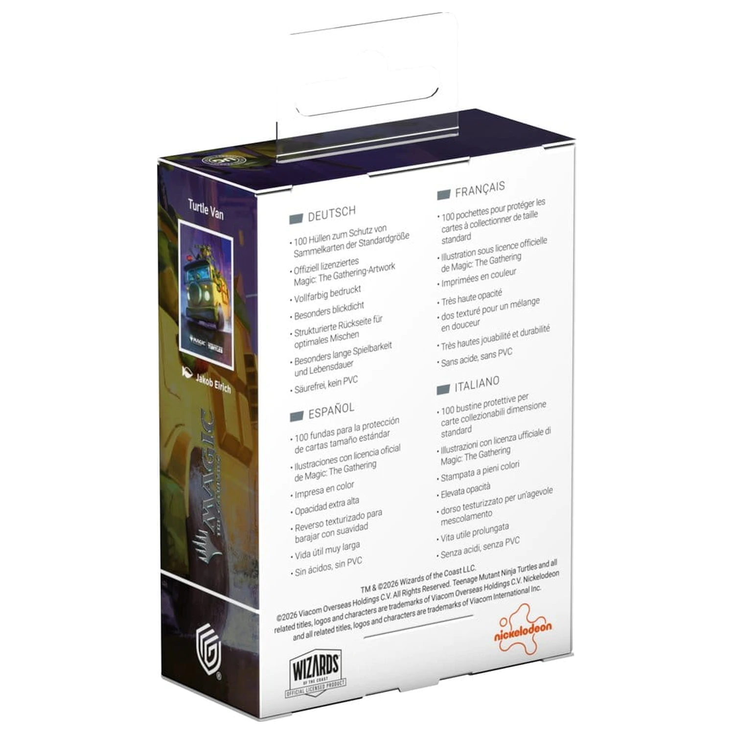 Ultimate Guard Art Sleeves Magic: The Gathering | Teenage Mutant Ninja Turtles - Turtle Van fotografija proizvoda