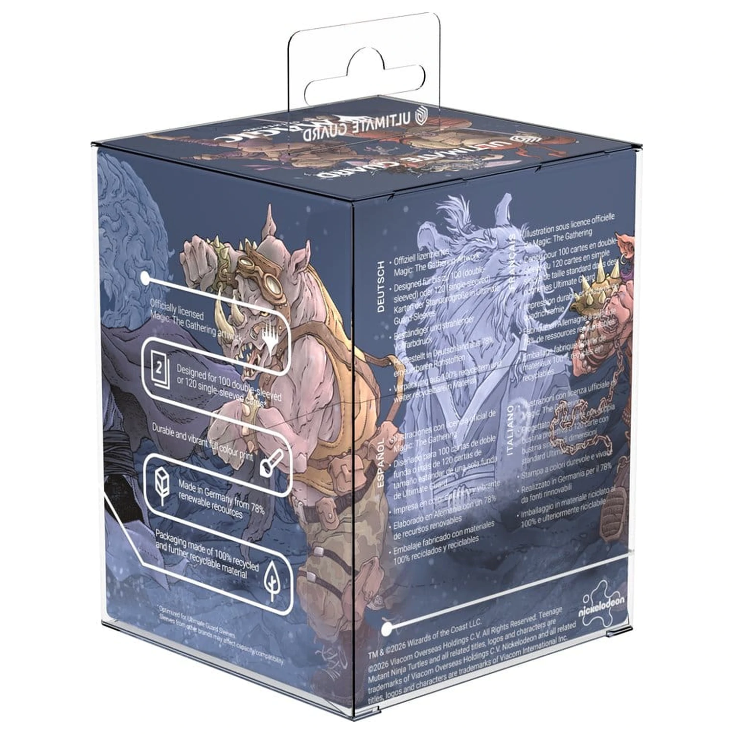 Ultimate Guard RTE Boulder 100+ Magic: The Gathering | Teenage Mutant Ninja Turtles - Technodrome Battle fotografija proizvoda