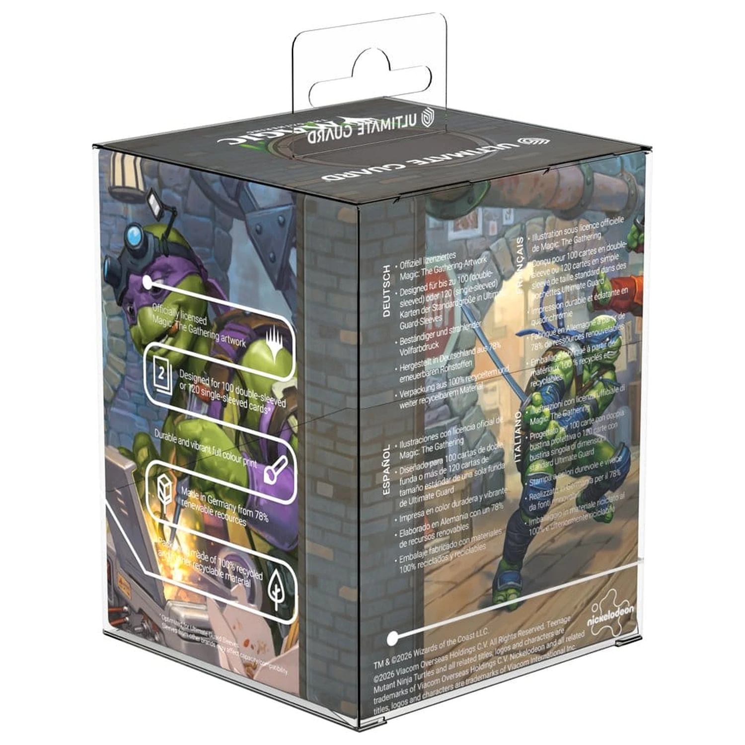 Ultimate Guard RTE Boulder 100+ Magic: The Gathering | Teenage Mutant Ninja Turtles - Turtle Lair fotografija proizvoda