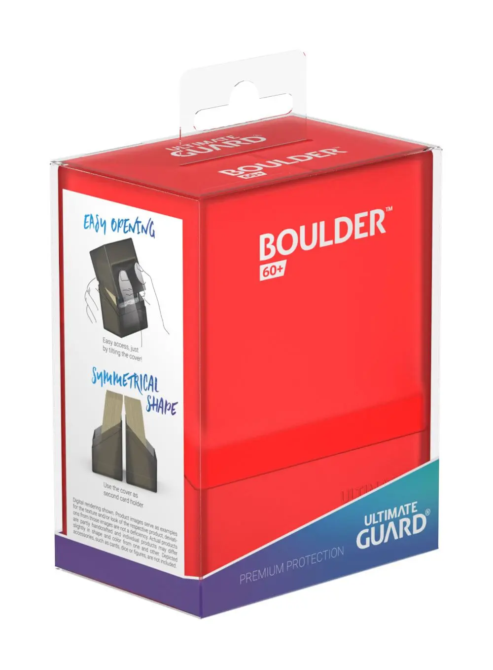 Ultimate Guard Boulder Kutija za špil karata 60+ Standardne veličine Rubin fotografija proizvoda