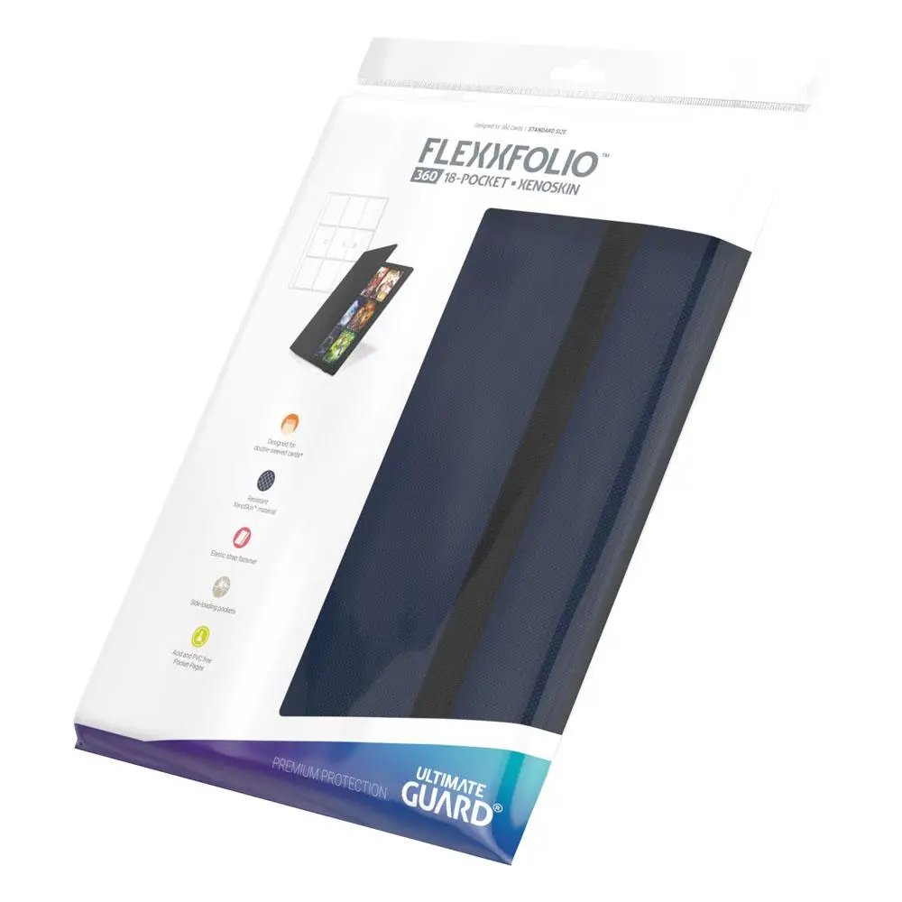 Ultimate Guard Flexxfolio 360 - 18-džepni XenoSkin plavi fotografija proizvoda
