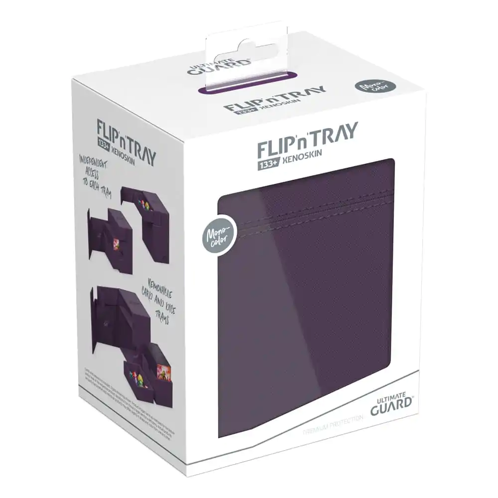 Ultimate Guard Flip`n`Tray 133+ XenoSkin Ljubičasta kutija za karte fotografija proizvoda