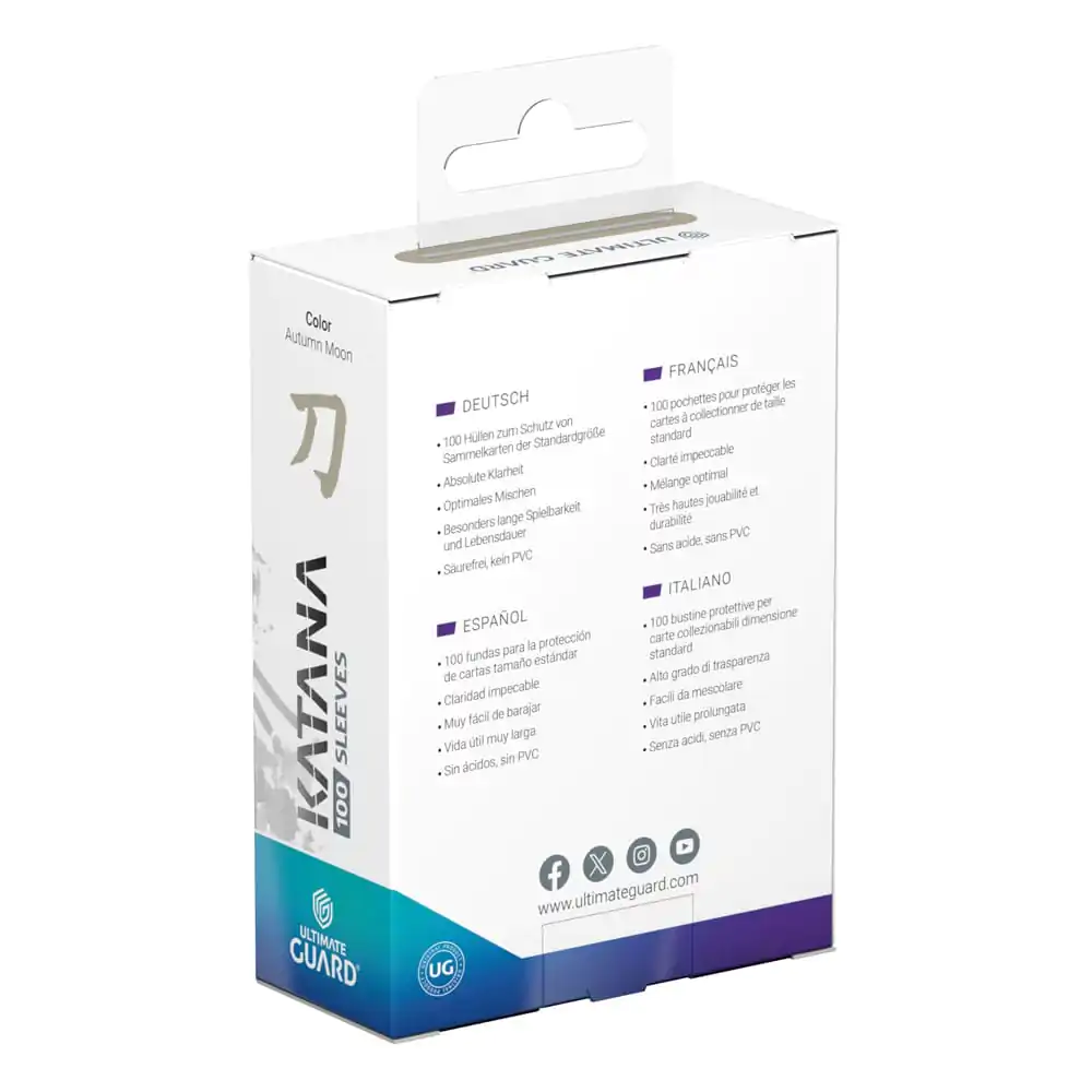 Ultimate Guard Katana Navlake Standardne Veličine (100) - Autumn Moon fotografija proizvoda