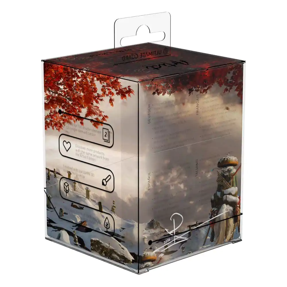 Ultimate Guard RTE Boulder 100+ Artist Edition #2 Mario Renaud: In Icy Bloom Kutija za pohranu za karte fotografija proizvoda