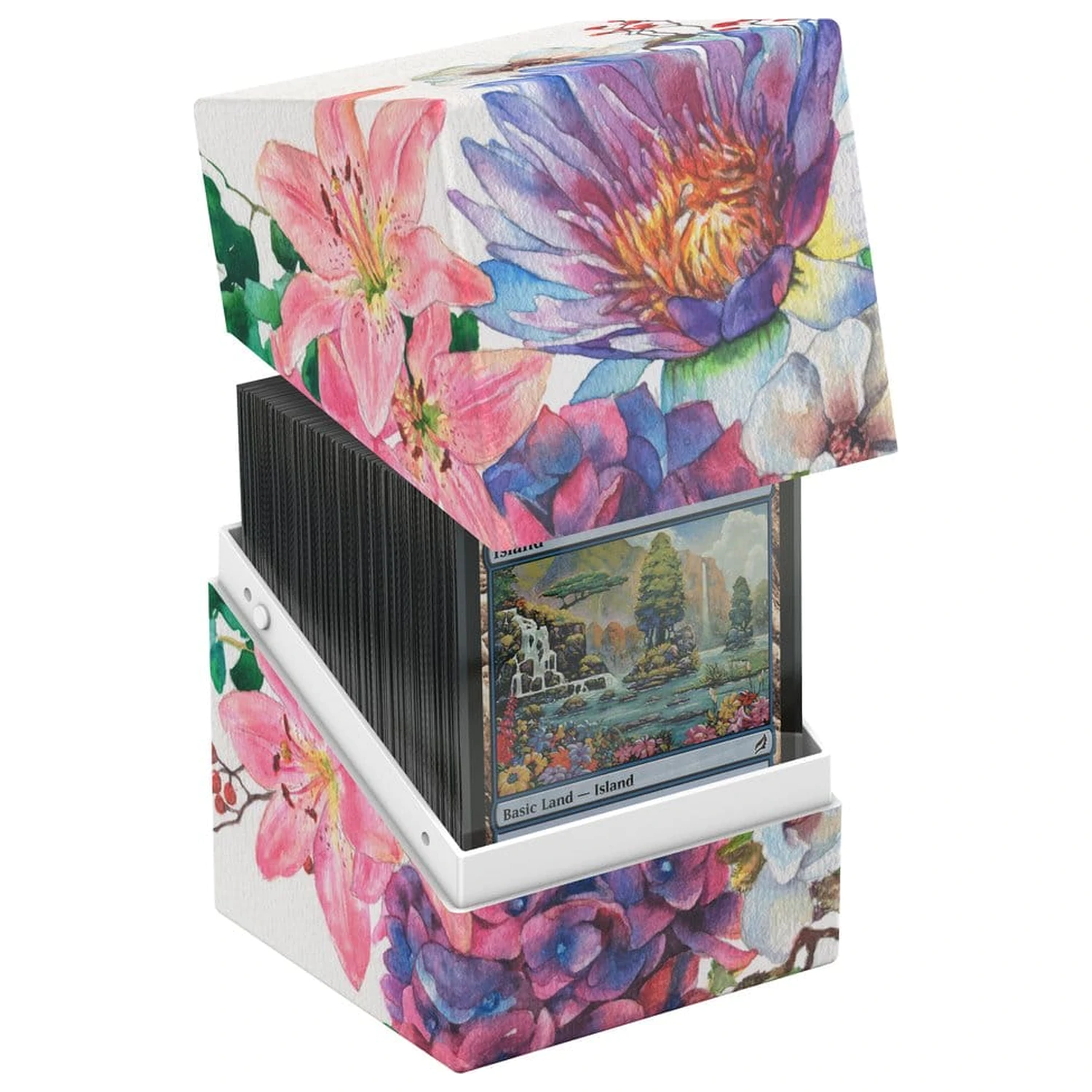 Ultimate Guard RTE Boulder 100+ Floral Places - Lotus Bloom kutija za špil fotografija proizvoda