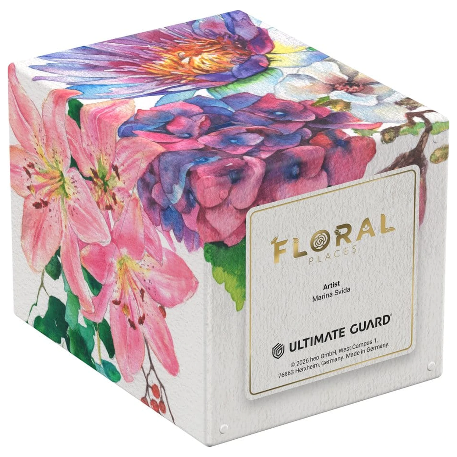 Ultimate Guard RTE Boulder 100+ Floral Places - Lotus Bloom kutija za špil fotografija proizvoda