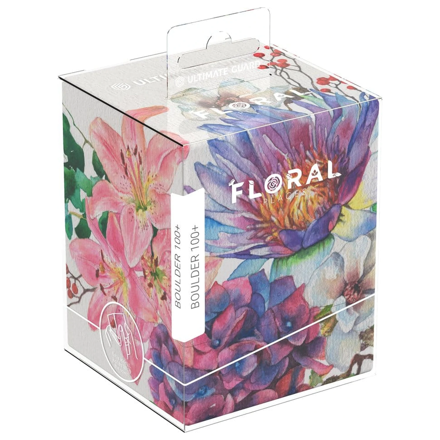 Ultimate Guard RTE Boulder 100+ Floral Places - Lotus Bloom kutija za špil fotografija proizvoda