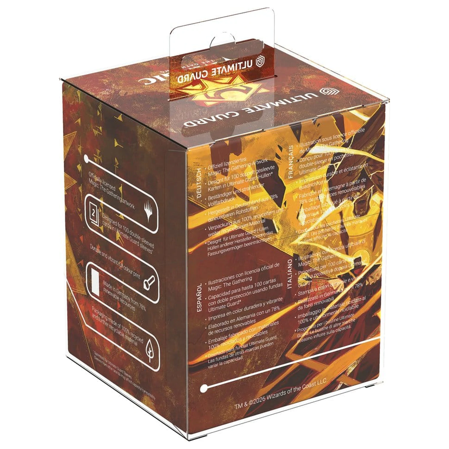 Ultimate Guard RTE Boulder 100+ Magic: The Gathering "Secrets of Strixhaven" - Lorehold fotografija proizvoda