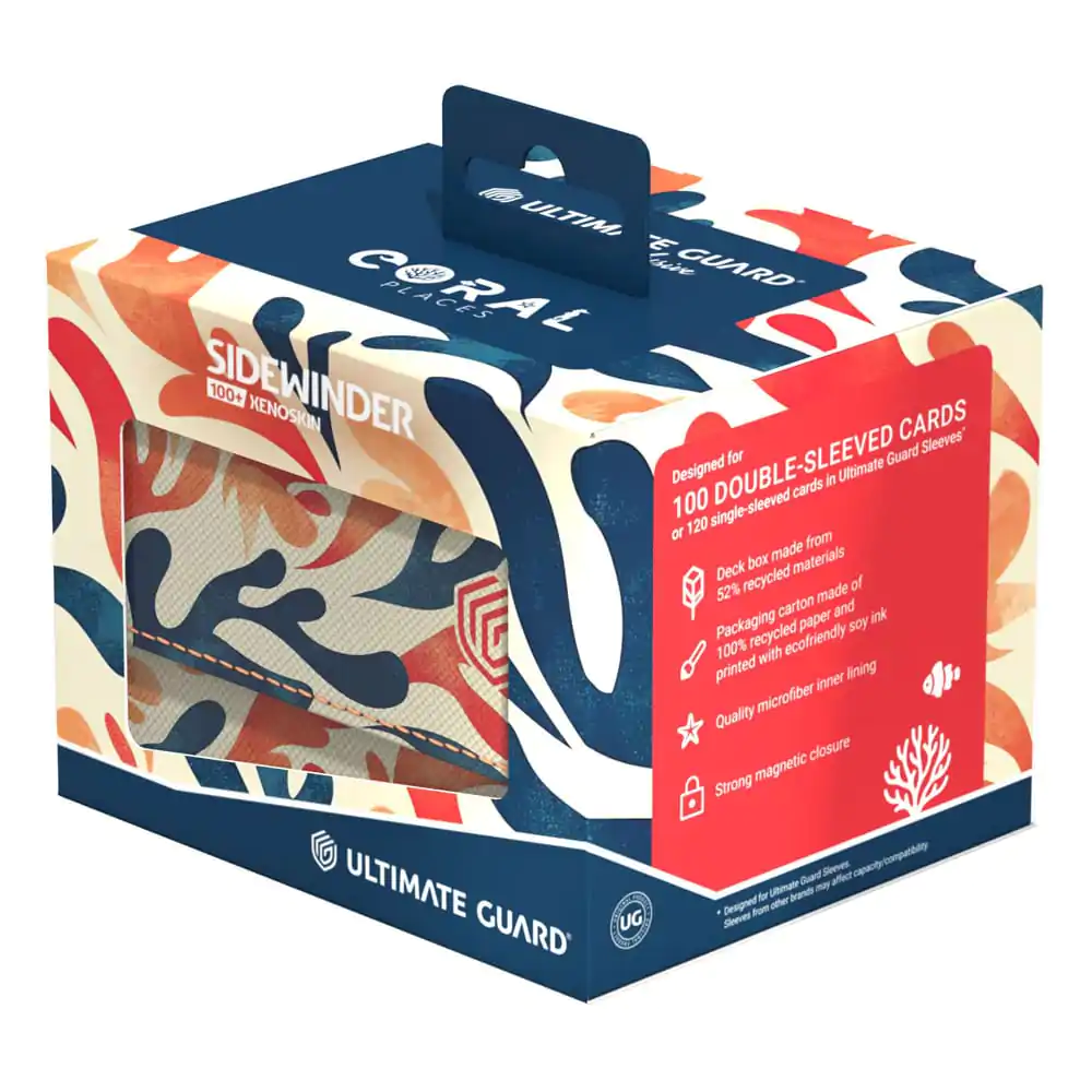 Ultimate Guard Sidewinder 100+ Xenoskin 2025 Exclusive "Coral Places" - Mellow Sea, za 100+ karata fotografija proizvoda