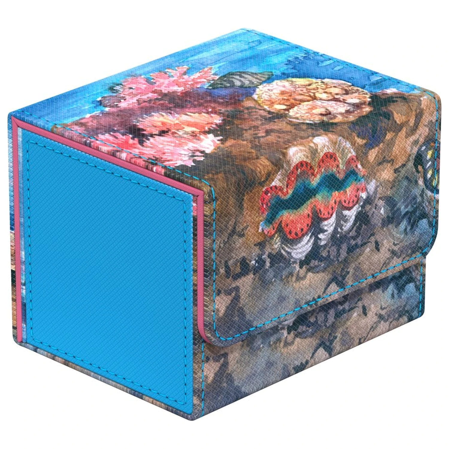 Ultimate Guard Sidewinder 100+ Xenoskin "Coral Places" - Seablue Hush fotografija proizvoda