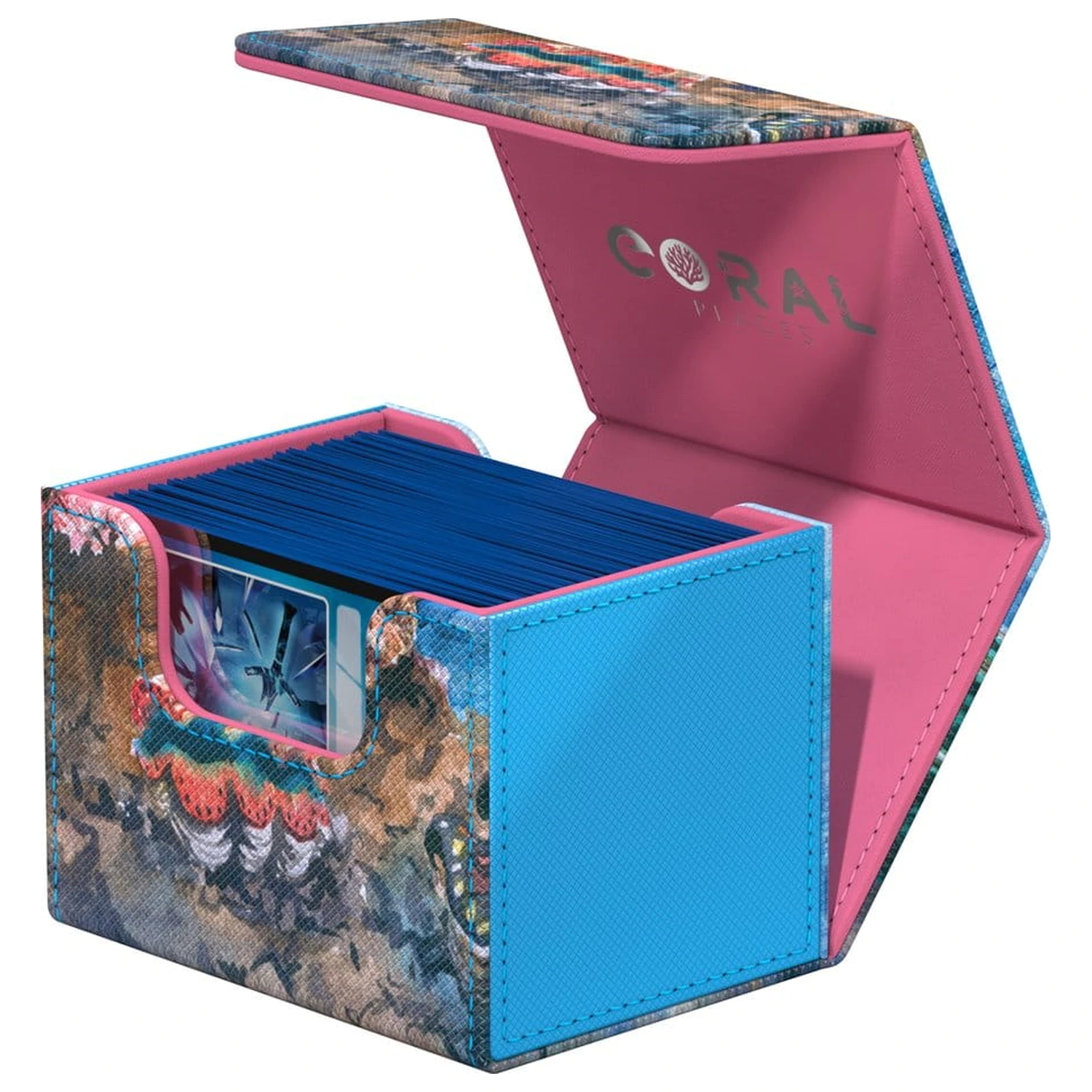 Ultimate Guard Sidewinder 100+ Xenoskin "Coral Places" - Seablue Hush fotografija proizvoda