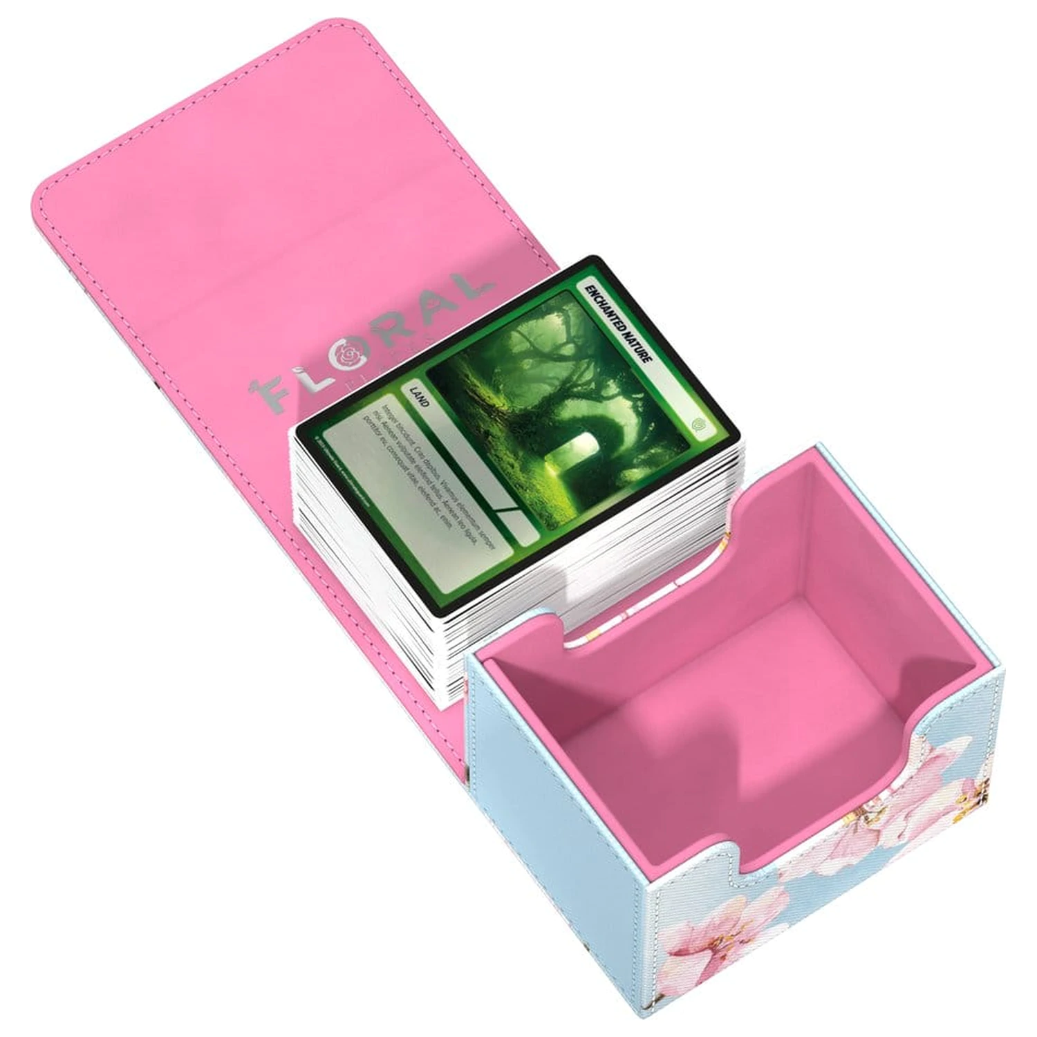Ultimate Guard Sidewinder 100+ Xenoskin "Floral Places" - Cherry Blossom fotografija proizvoda