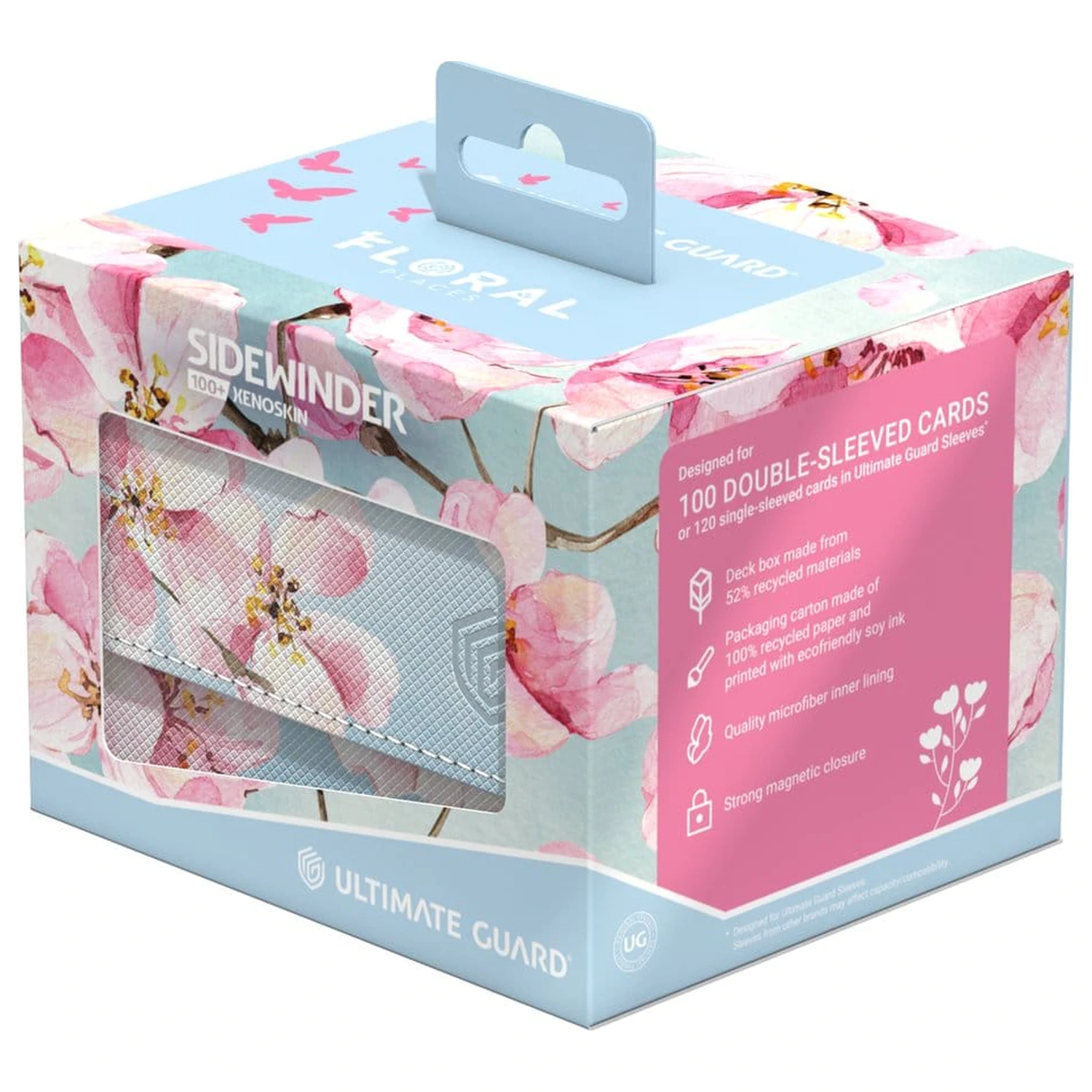 Ultimate Guard Sidewinder 100+ Xenoskin "Floral Places" - Cherry Blossom fotografija proizvoda