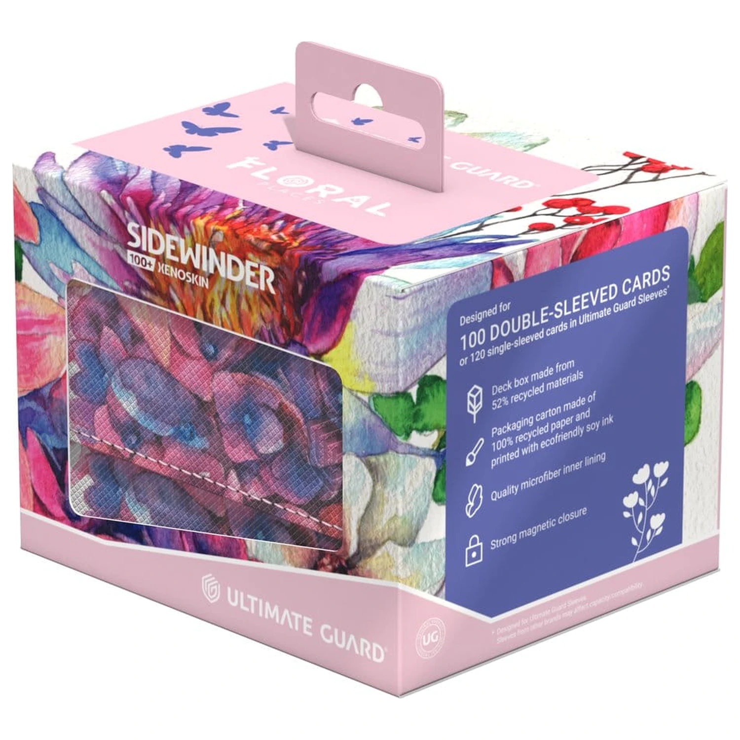 Ultimate Guard Sidewinder 100+ Xenoskin "Floral Places" - Lotus Bloom fotografija proizvoda