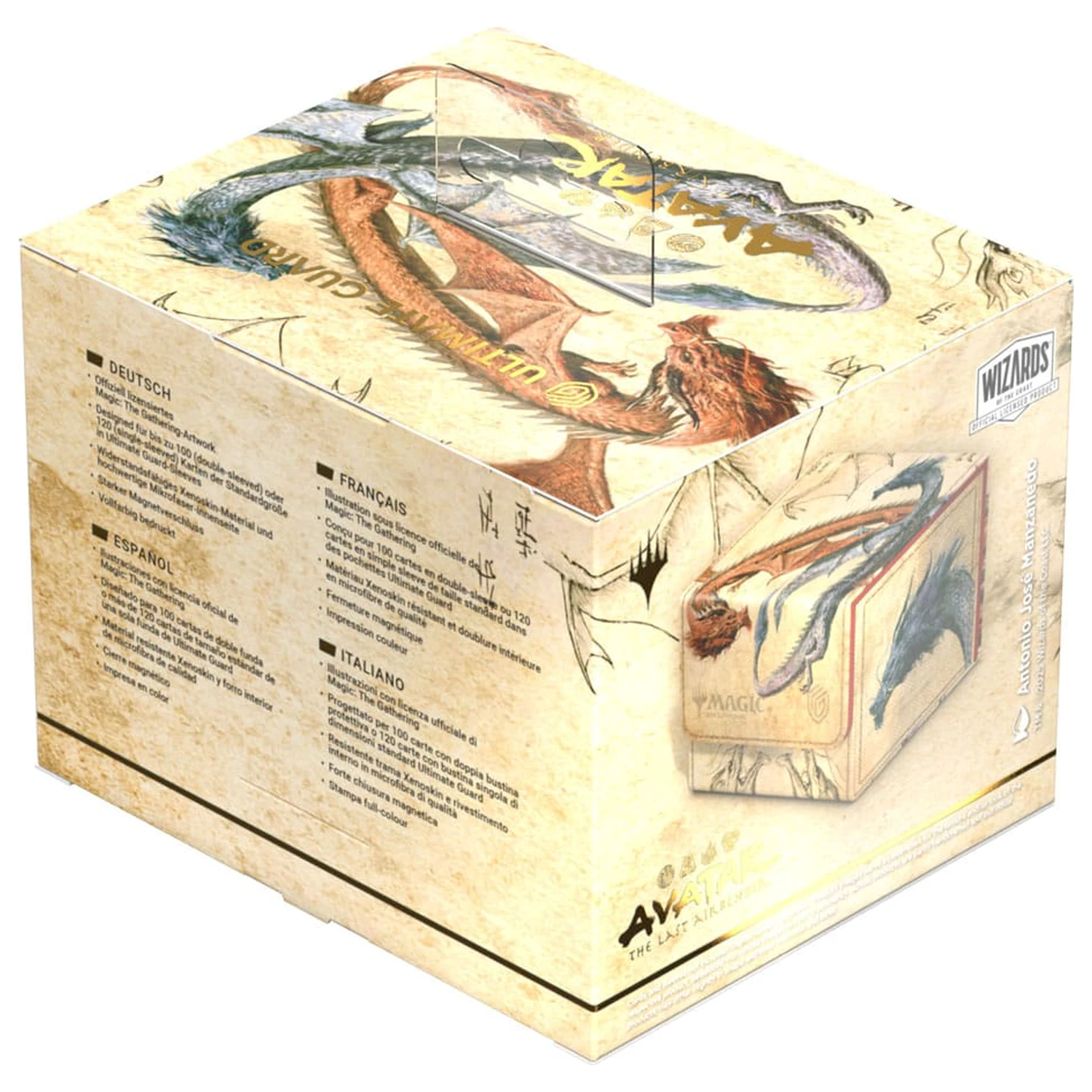 Ultimate Guard Sidewinder 100+ Xenoskin Magic: The Gathering | Avatar: The Last Airbender - Ran and Shaw kutija za špil fotografija proizvoda