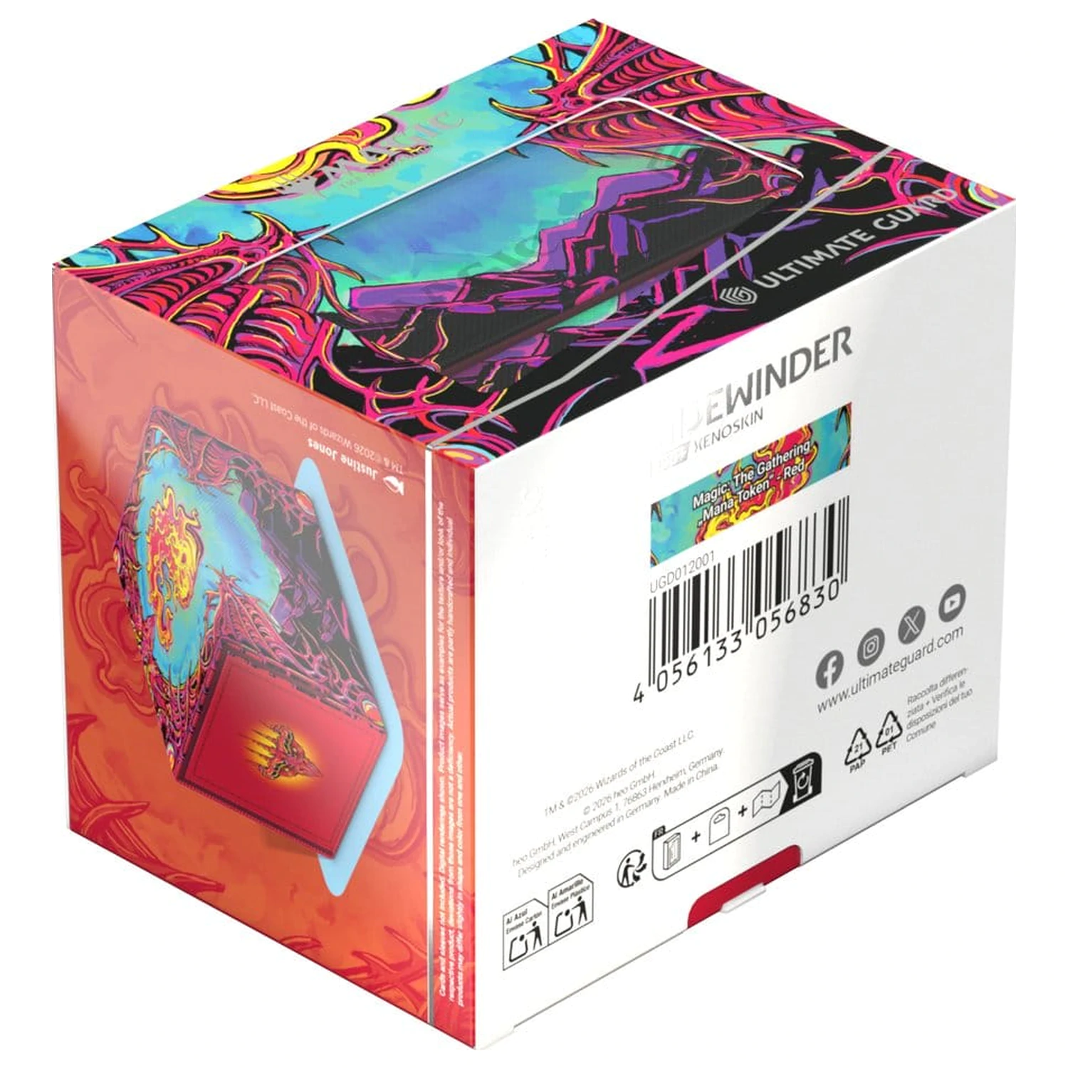 Ultimate Guard Sidewinder 100+ Xenoskin Magic: The Gathering "Mana Token" - Mountain fotografija proizvoda