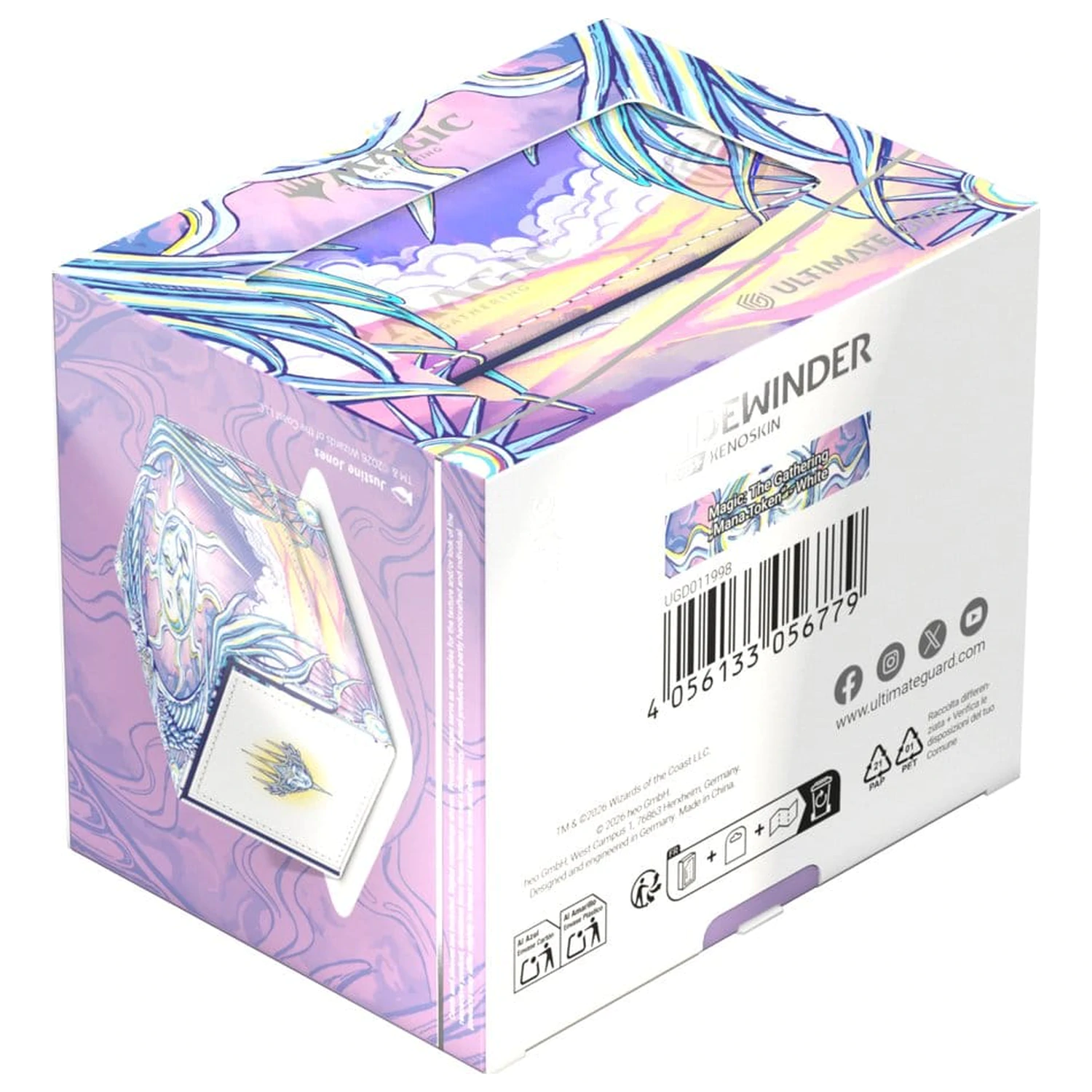 Ultimate Guard Sidewinder 100+ Xenoskin Magic: The Gathering "Mana Token" - Plains fotografija proizvoda
