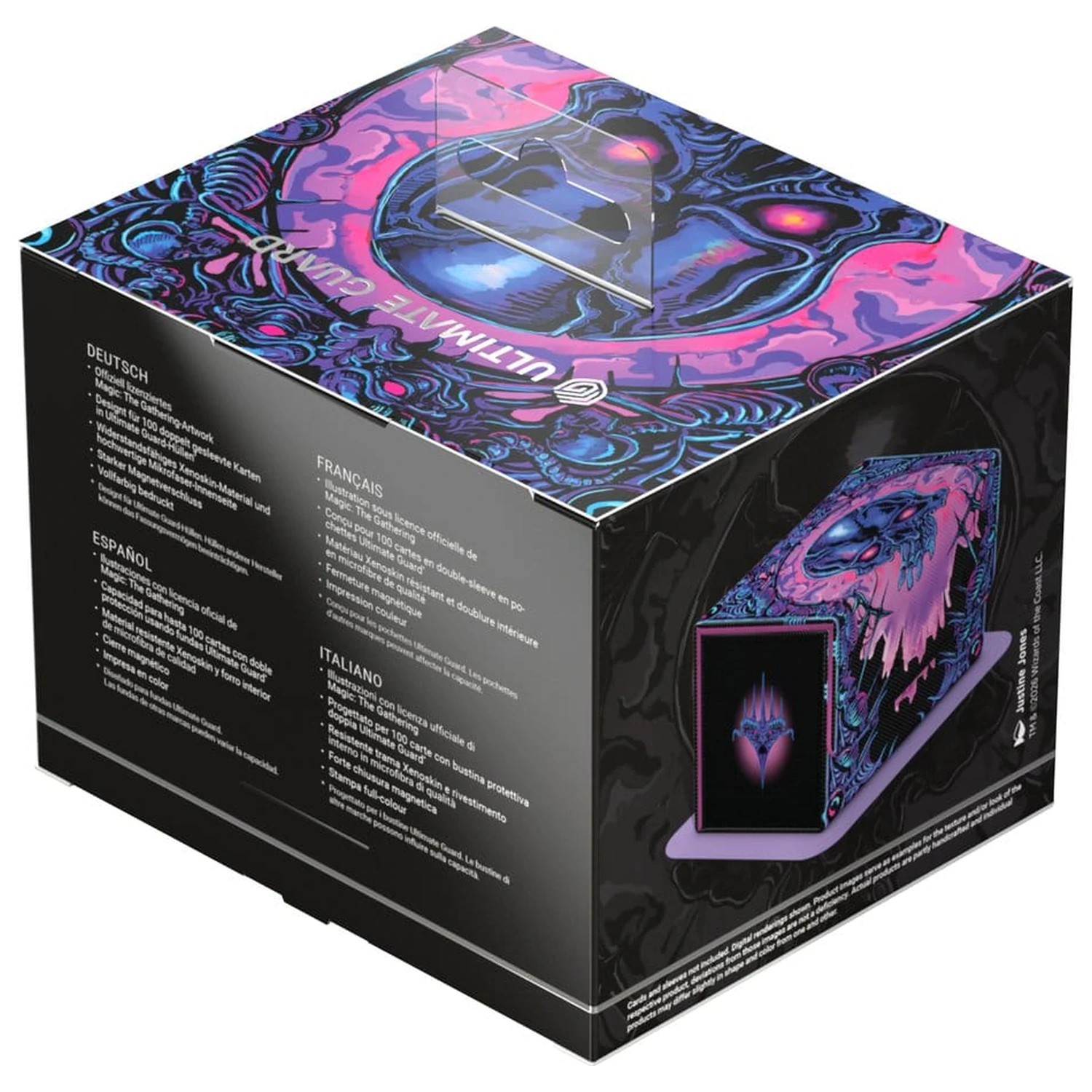 Ultimate Guard Sidewinder 100+ Xenoskin Magic: The Gathering "Mana Token" - Swamp fotografija proizvoda