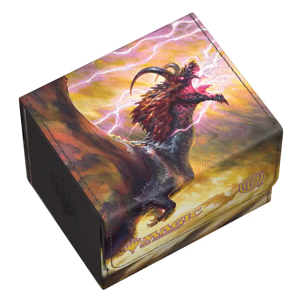 Ultimate Guard Sidewinder 100+ Xenoskin Magic: The Gathering "Tarkir: Dragonstorm" Ghostfire - Stormscale Scion - Kutija za karte za više od 100 karata fotografija proizvoda