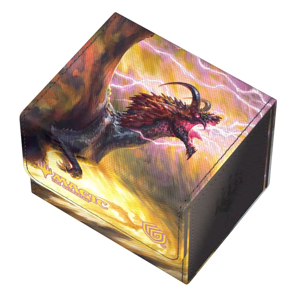 Ultimate Guard Sidewinder 100+ Xenoskin Magic: The Gathering "Tarkir: Dragonstorm" Ghostfire - Stormscale Scion - Kutija za karte za više od 100 karata fotografija proizvoda